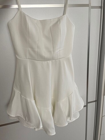 Beyaz Mezuniyet Elbisesi - Görsel 2