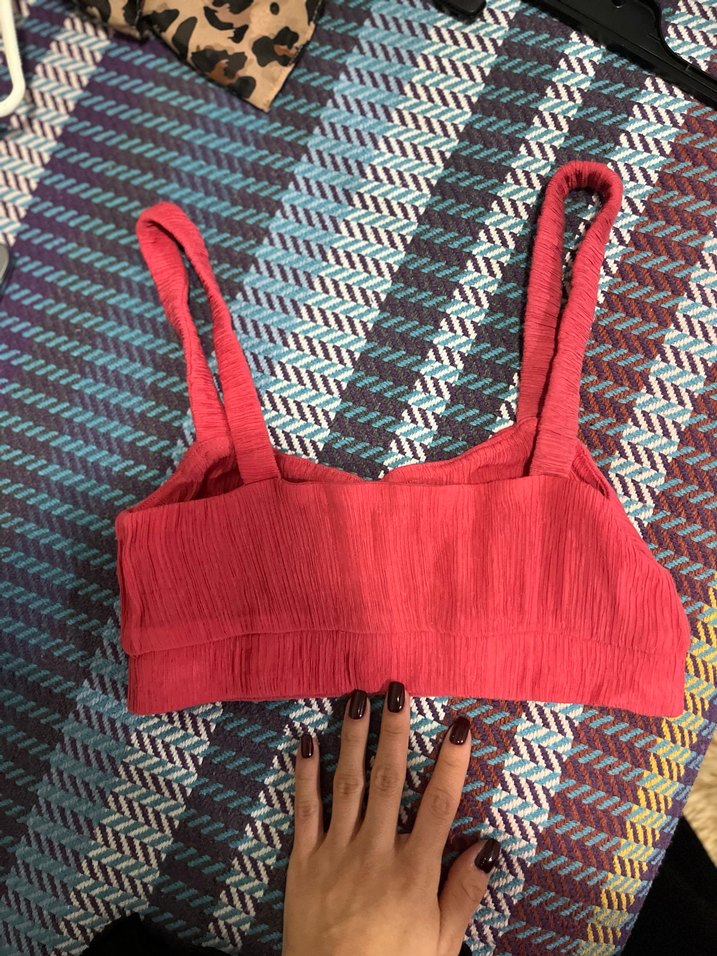 Pembe Midi Crop - Görsel 2