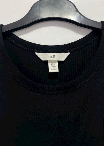 Siyah Yüksek Yakalı Kolsuz Kadın Triko Elbise - Görsel 2