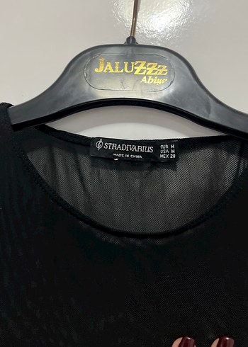 Siyah Yüksek Yakalı Kolsuz Bodysuit - Görsel 3