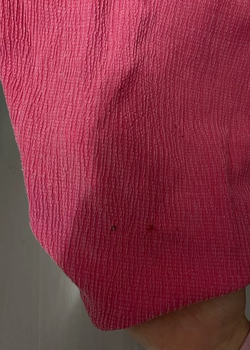 Pembe Drapeli Uzun straplez Elbise - Görsel 3