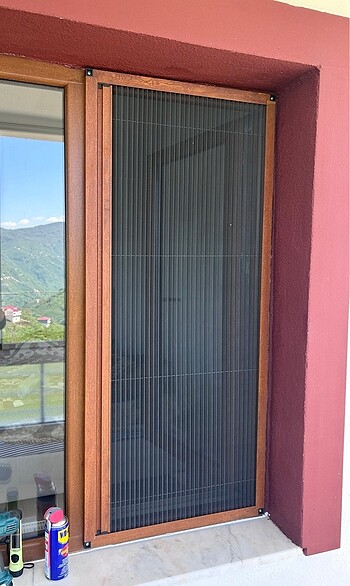 Plise Sürgülü Sineklik