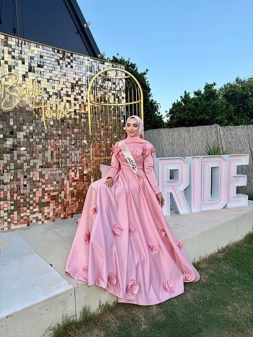 m Beden Bride elbise