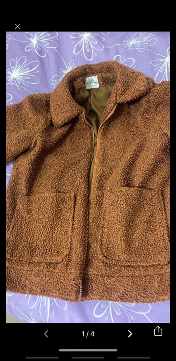 Kahverengi Süet Kürklü Kadın Ceket - Görsel 3