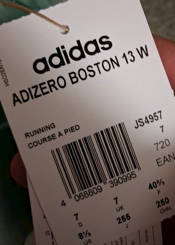 40,5 Beden turkuaz Renk adidasTurkuaz kadın Spor Koşu Ayakkabısı