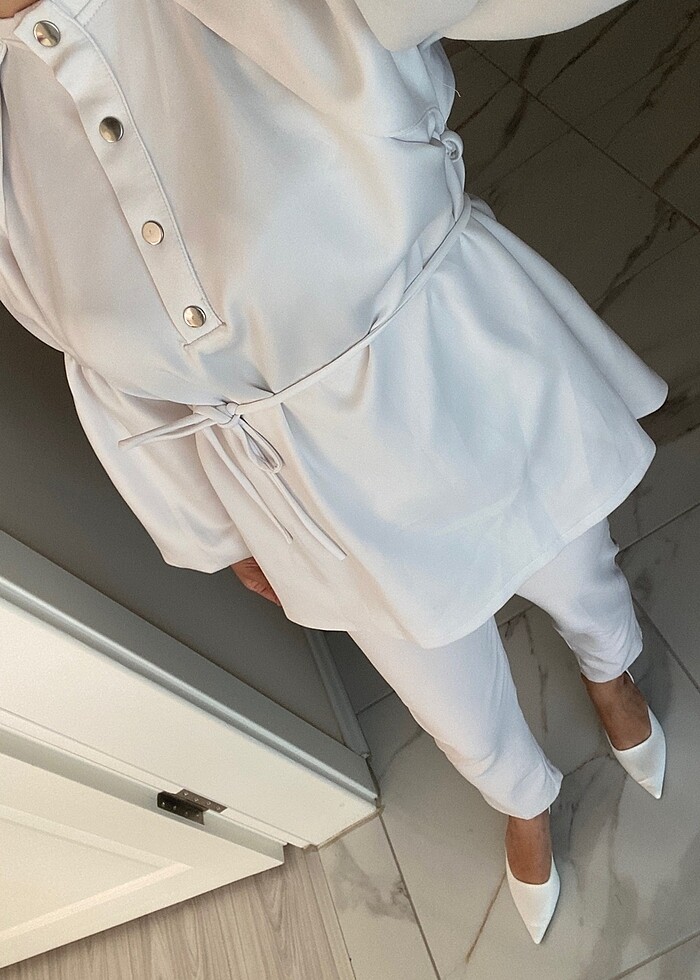 Beyaz scuba takım - Görsel 2