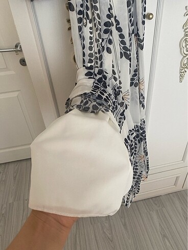 Tesettür şifon elbise - Görsel 4