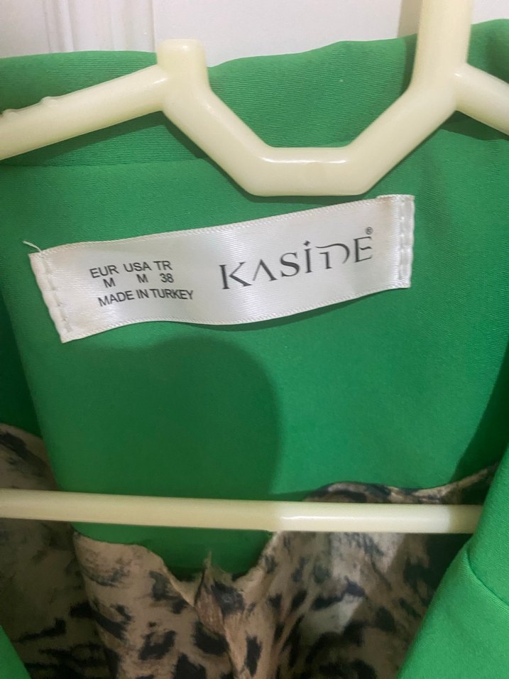 Yeşil Mini Kadın Blazer Ceket - Görsel 3