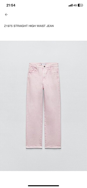 zara kot toz pembe pantolon