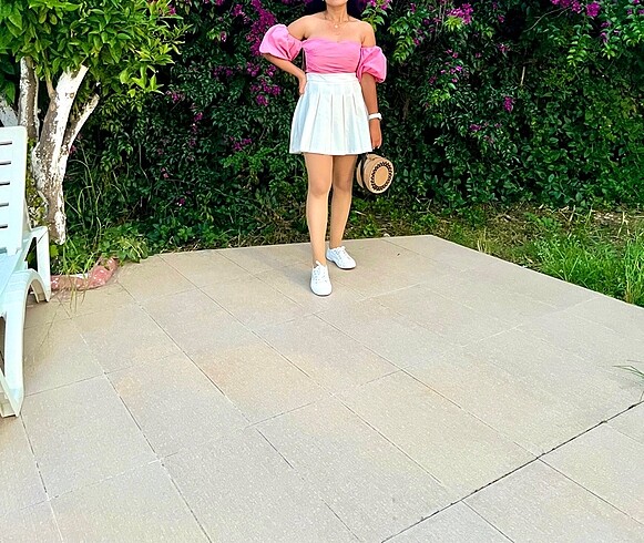 Zara crop bluz
