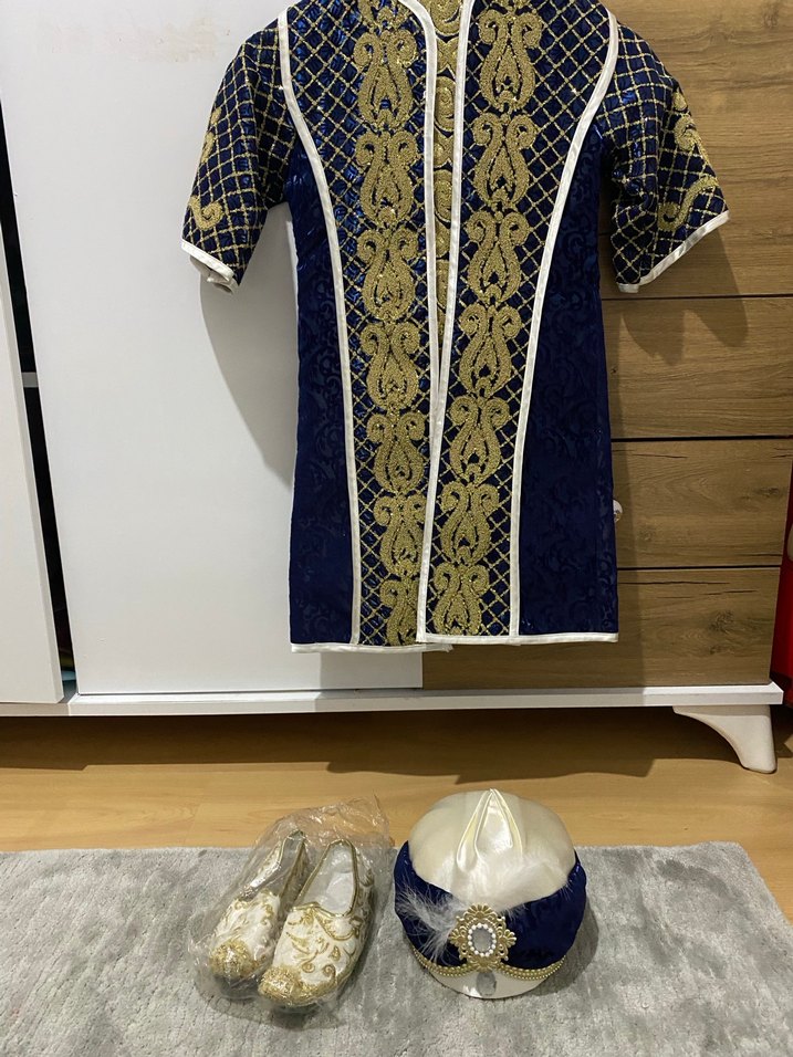 Erkek çocuk sünnet kıyafeti şehzade - Görsel 4