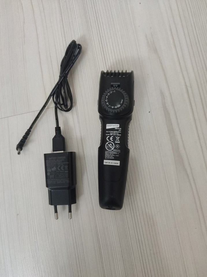 Gri-Siyah Şarjlı Saç Kesme Makinesi - Görsel 2