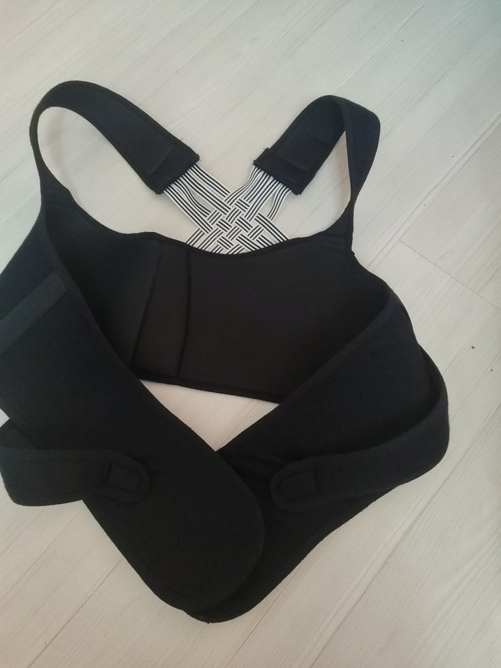 Erkek Siyah Duruş Düzeltici Korse - Görsel 3