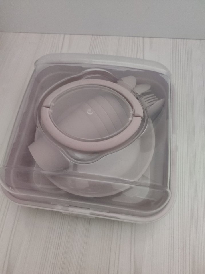 Pastel Pembe Plastik Sofra Seti - Görsel 3