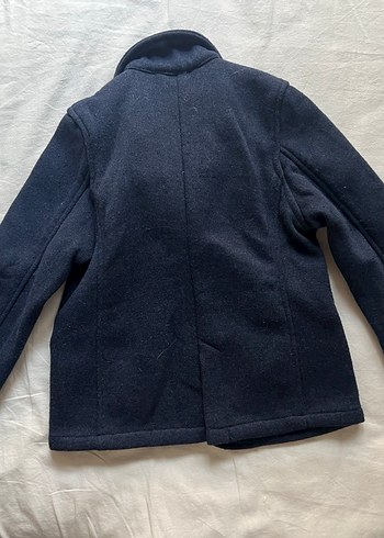 Düğmeli lacivert Erkek Çocuk Yün ceket ve gömlek - Görsel 7