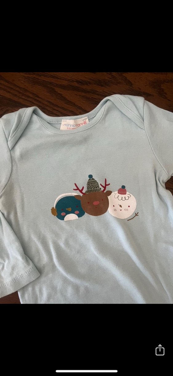 Mammaramma Uzun Kollu Bebek Body, Pamuk, Düğmeli - Görsel 4