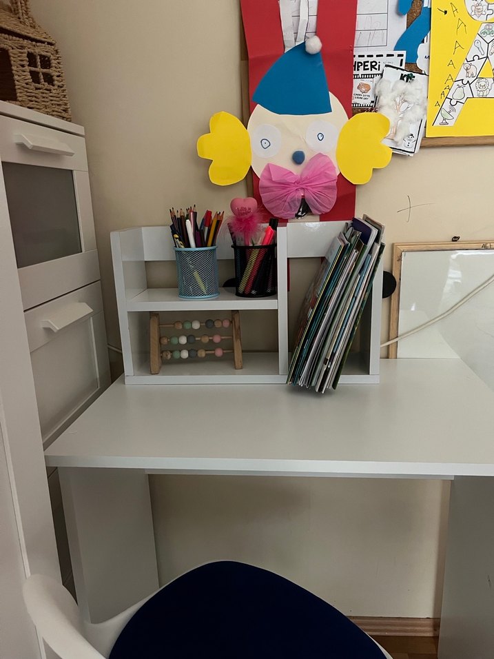 Pastel Beyaz Çocuk Rafı - Görsel 3