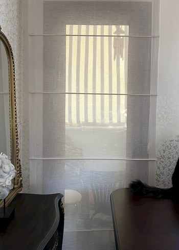 Keten Katlamalı Stor Perde - Görsel 2