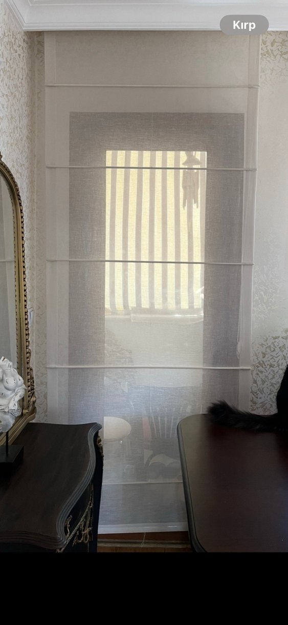 Keten Katlamalı Stor Perde - Görsel 2