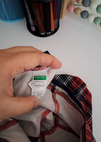 Benetton Erkek Çocuk Atletler ve Bordo Boxer - Görsel 4