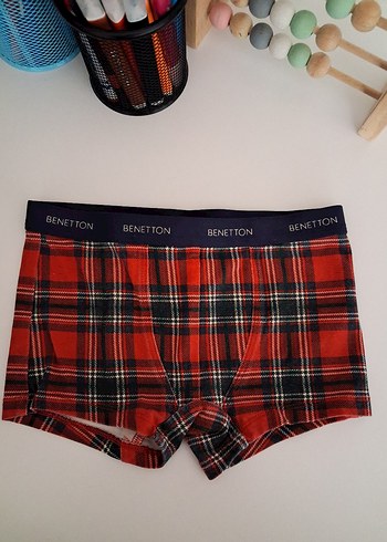 Benetton Erkek Çocuk Atletler ve Bordo Boxer - Görsel 2