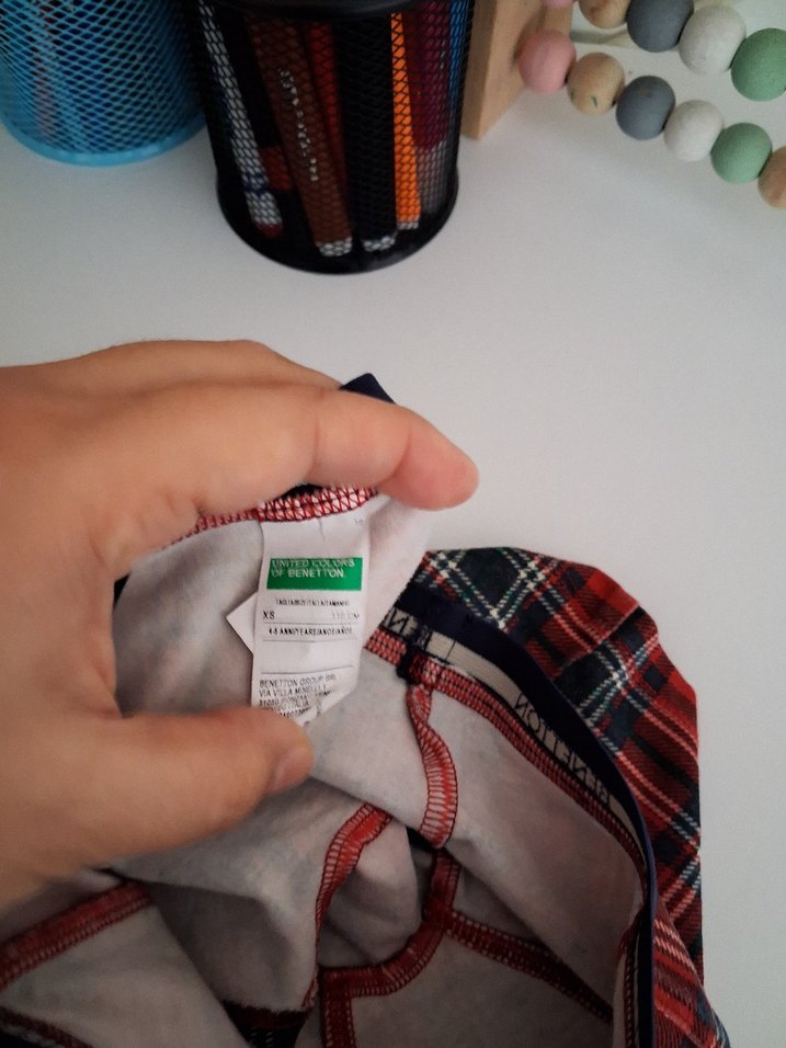 Benetton Erkek Çocuk Atletler ve Bordo Boxer - Görsel 4