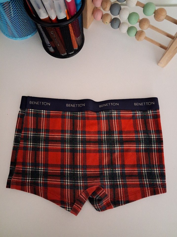 Benetton Erkek Çocuk Atletler ve Bordo Boxer - Görsel 3