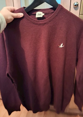 Beymen Club Bordo Erkek Yün Kazak, Yuvarlak Yaka, İnce Kesim - Görsel 4