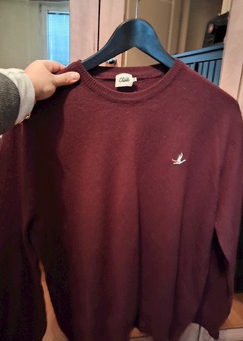 Beymen Club Bordo Erkek Yün Kazak, Yuvarlak Yaka, İnce Kesim - Görsel 2