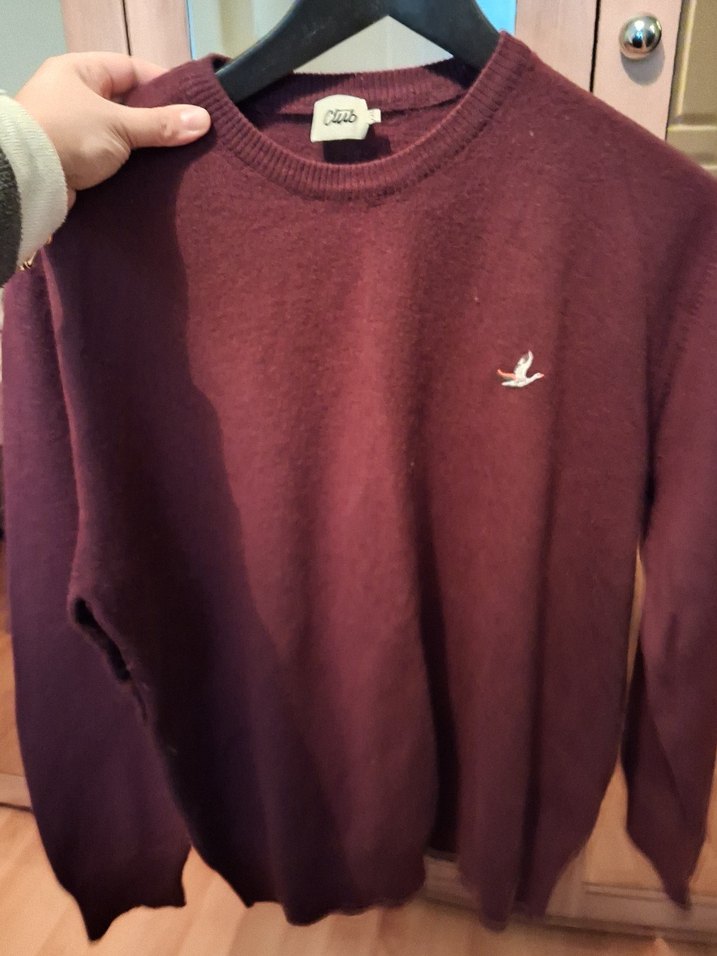 Beymen Club Bordo Erkek Yün Kazak, Yuvarlak Yaka, İnce Kesim - Görsel 4