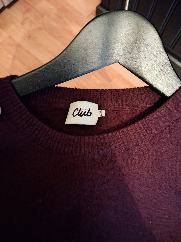 Beymen Club Bordo Erkek Yün Kazak, Yuvarlak Yaka, İnce Kesim - Görsel 3