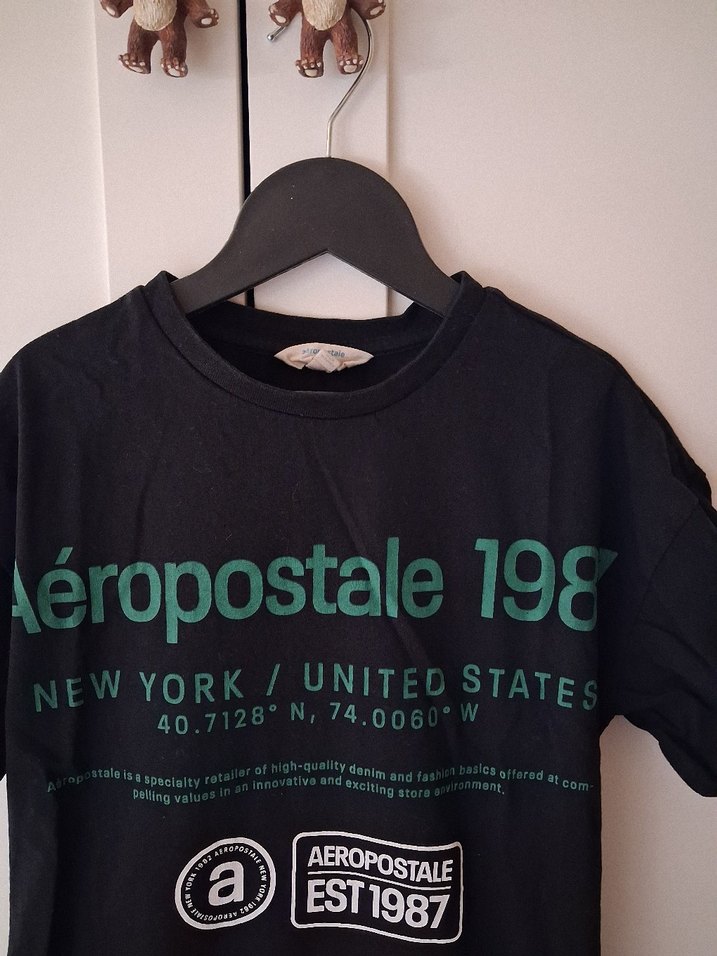 Erkek Siyah Baskılı Kısa Kollu Tişört - Görsel 2