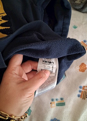 Koyu Mavi Erkek Çocuk Sweatshirt - Görsel 3