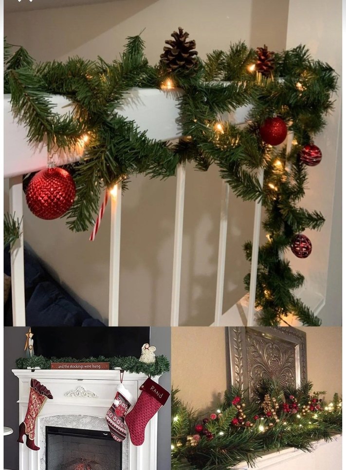 Parlak Yeşil Yılbaşı Çelengi - Görsel 2