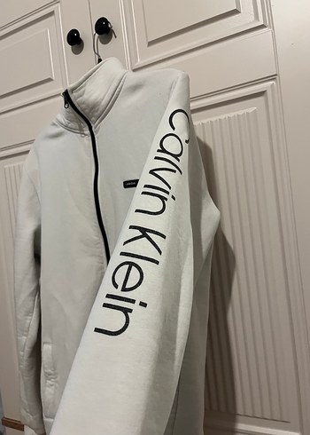 Beyaz Calvin Klein hırka - Görsel 2
