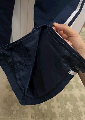 Erkek Kadın Adidas Lacivert Bol Kesim Eşofman Altı - Görsel 5