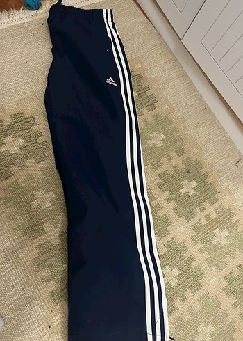 Erkek Kadın Adidas Lacivert Bol Kesim Eşofman Altı - Görsel 3