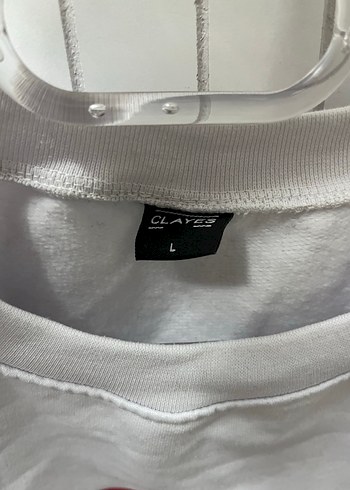 Kız Kiraz Beyaz Baskılı Sweatshirt - Görsel 2