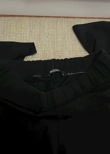 Addax siyah Süet Kadın Düşük bel İspanyol Paça Tayt - Görsel 2