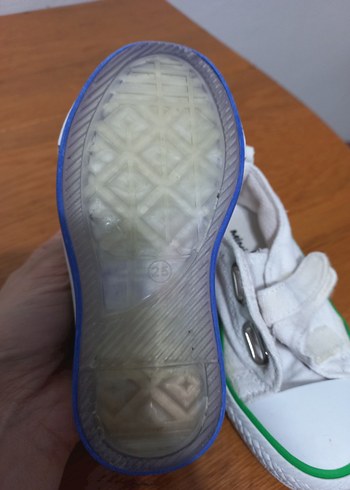 Beyaz Erkek Çocuk Spor Ayakkabı Velcro - Görsel 4