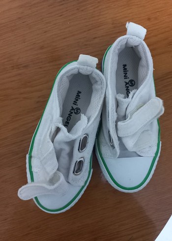 Beyaz Erkek Çocuk Spor Ayakkabı Velcro - Görsel 3