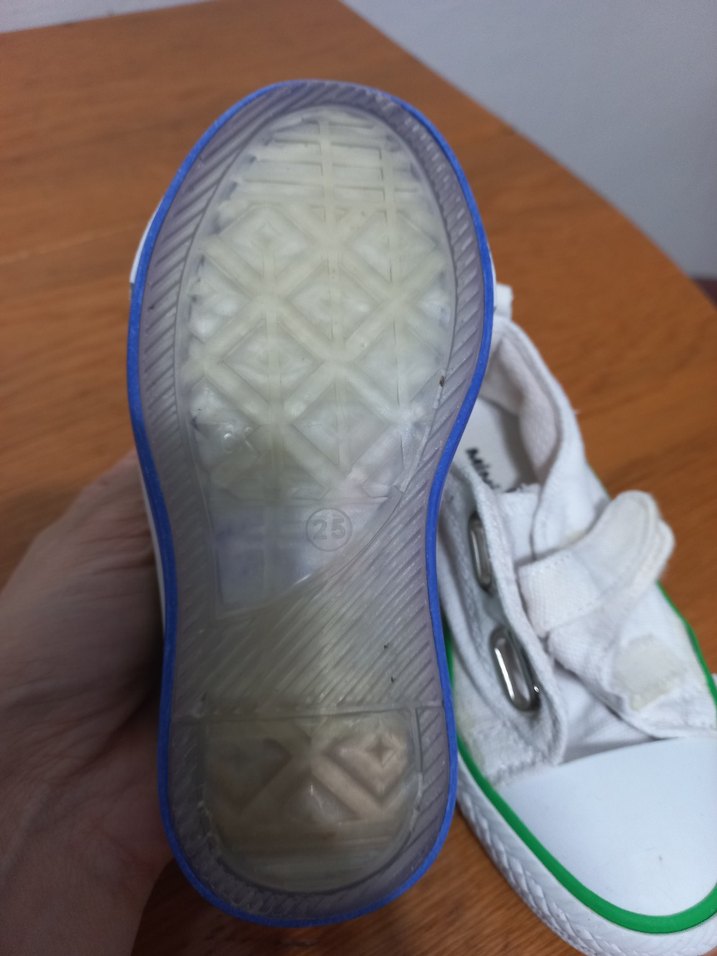 Beyaz Erkek Çocuk Spor Ayakkabı Velcro - Görsel 4