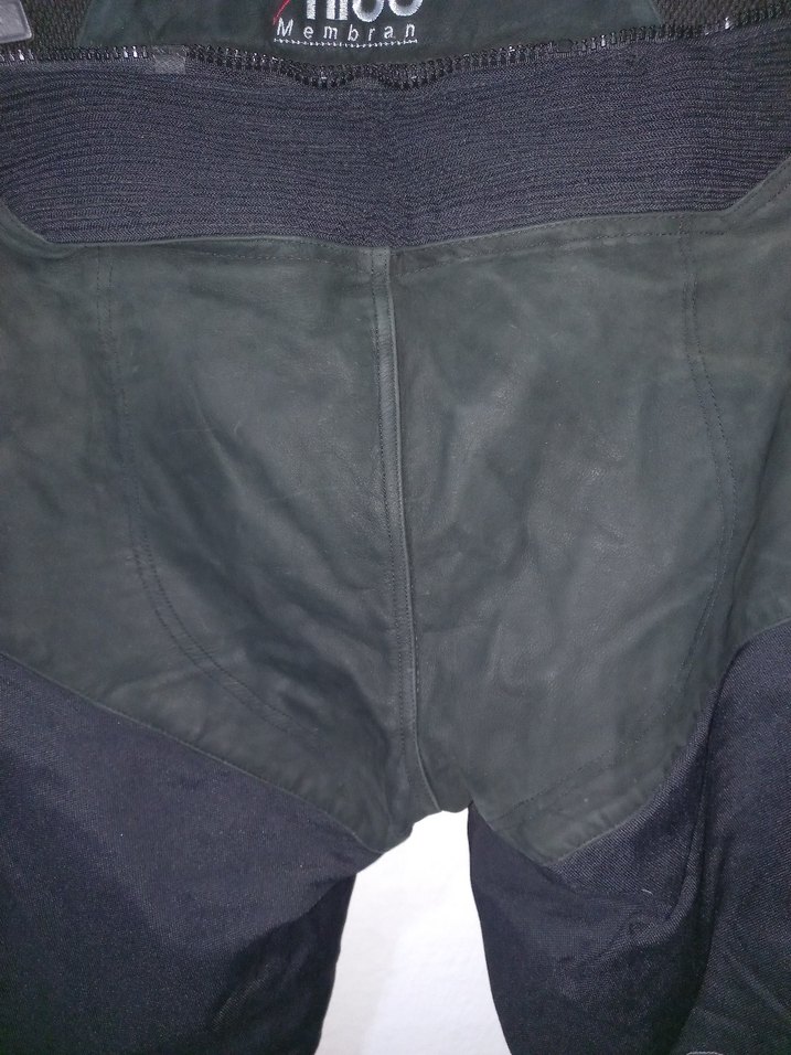 Siyah Süet Biker Pantolon - Görsel 5