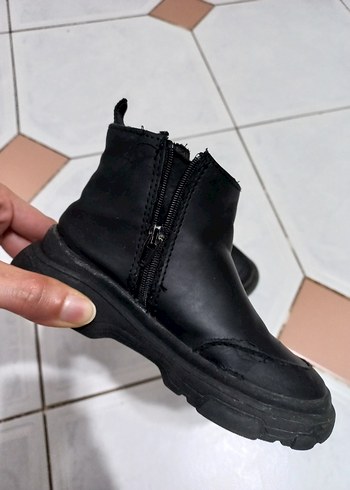 Kız Çocuk Siyah Lastik Bot - Görsel 4