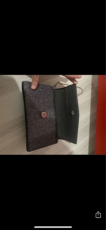 Gri Simli Çanta - Görsel 3