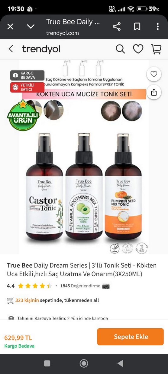 Amla Saç Bakım Yağı Eşsiz Fiyat 250 ml - Görsel 3