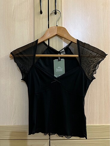 H&M transparan bluz /34 beden/ etiketli