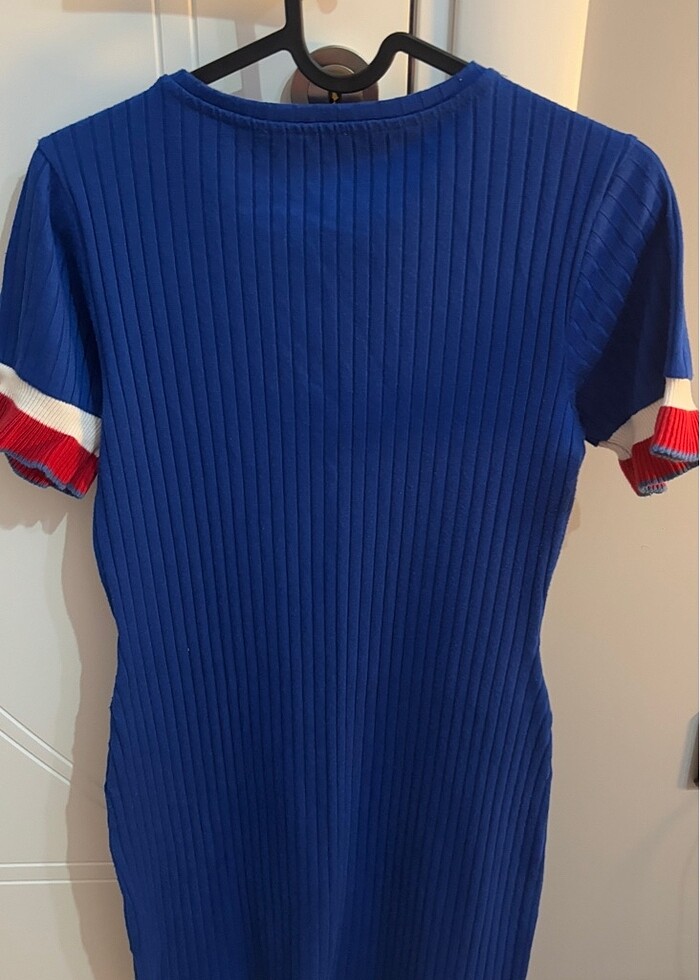 koton kalem elbise lacivert - Görsel 2