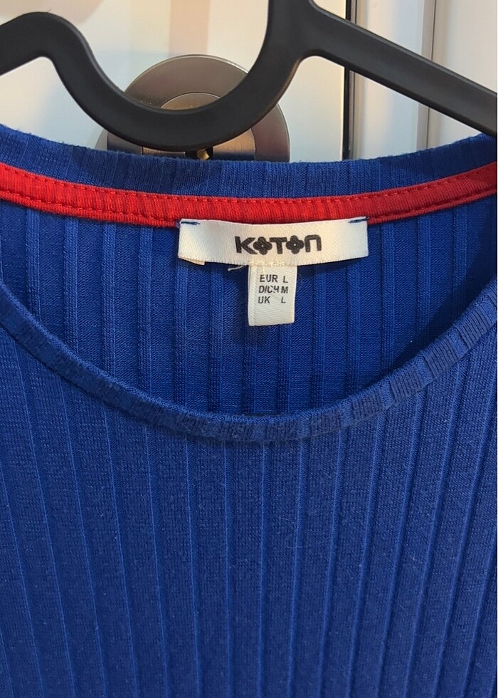 koton kalem elbise lacivert - Görsel 3