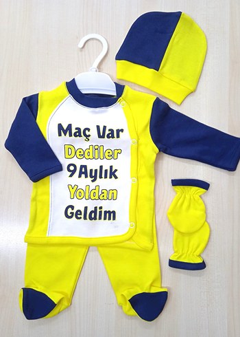 sarı lacivert Bebek 3'lü Hastane (toptan alımlarda 4tanesi 400tl